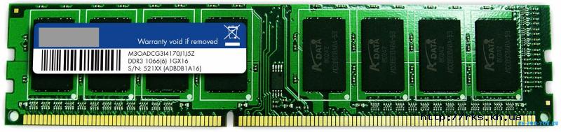 Модуль памяти DIMM DDR3 SDRAM (240pin)